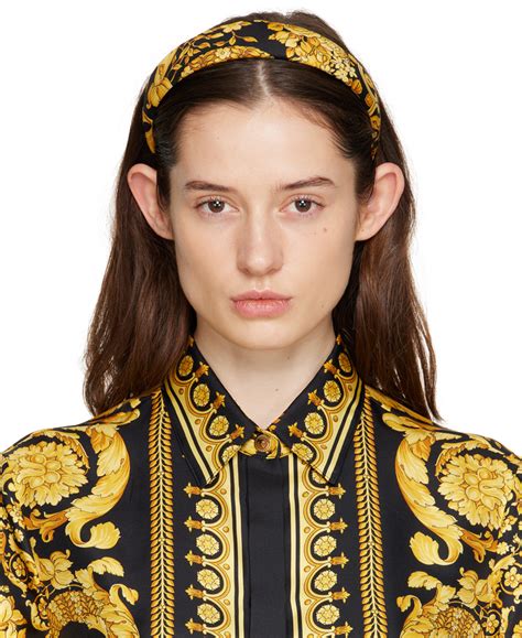 versace headband|versace hair band.